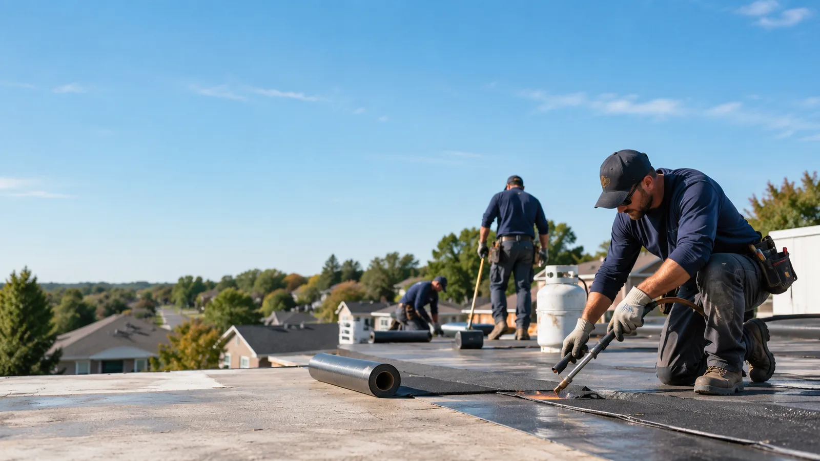 Flat Roof Leak Repair providers in Griffin, IN